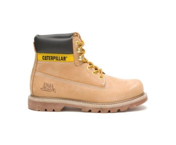 Caterpillar Leather Boots South Africa Cat Colorado Boot Orange - Cat Boots For Men - EI5017462